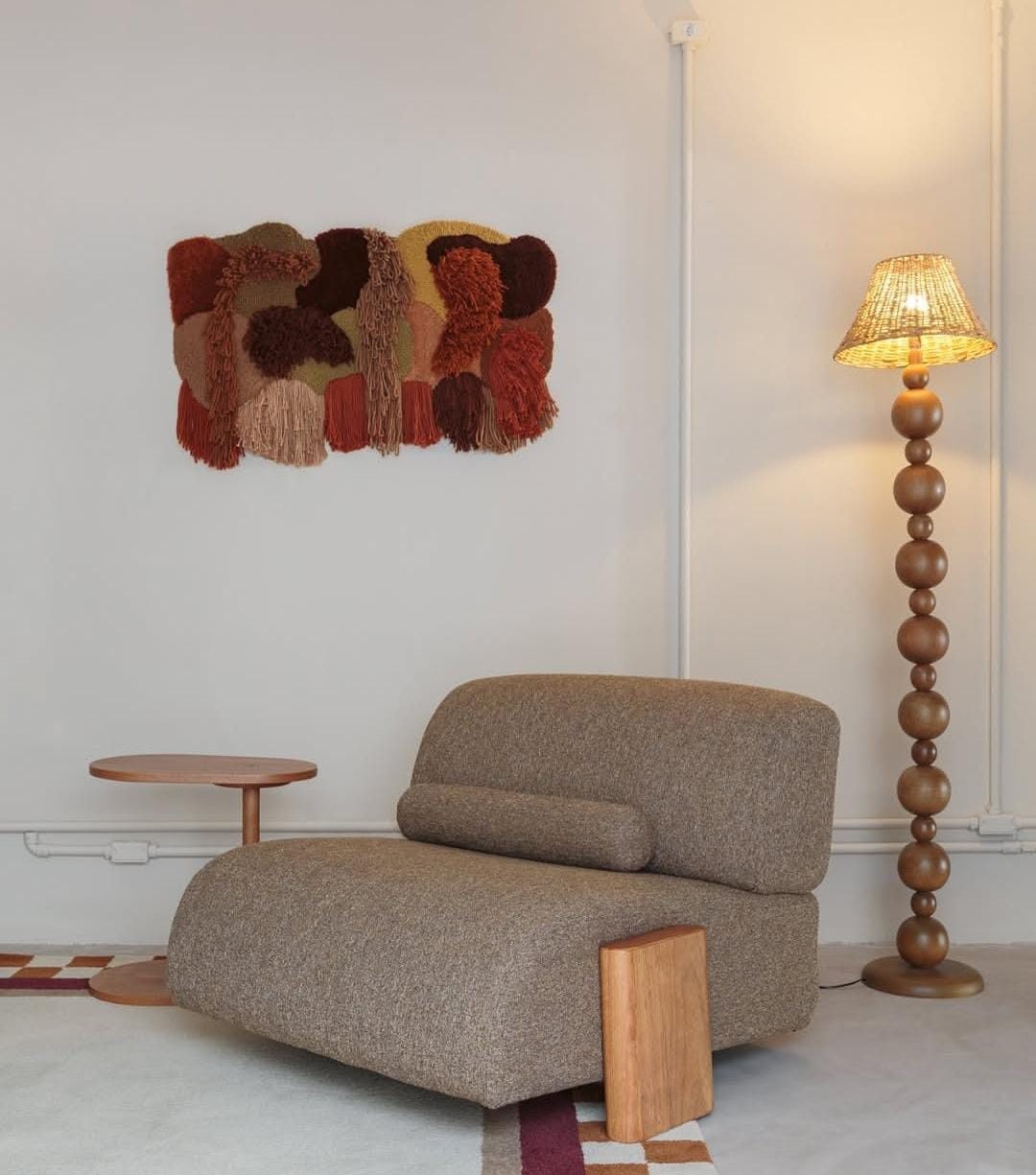Peça de mobiliário em ambiente de showroom
